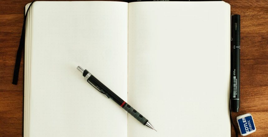 pen and notebook